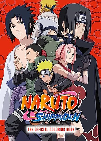Naruto Shippuden: The Official Coloring Book By Viz Media - Paperback