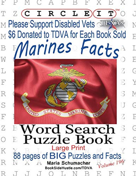 Circle It, US Marine Corps Facts, Word Search, Puzzle Book By Lowry Global Media LLC - Paperback
