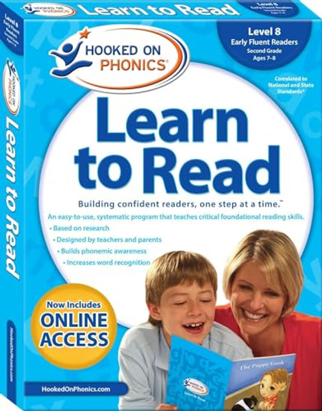 Hooked on Phonics Learn to Read - Level 8, 8: Early Fluent Readers (Second Grade Ages 7-8) By Hooked on Phonics - Paperback