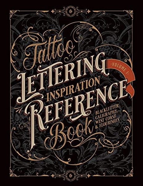 Tattoo Lettering Inspiration Reference Book By Kale James - Paperback