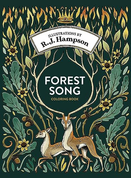 Forest Song Coloring Book By R. J. Hampson - Hardcover