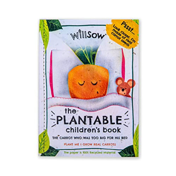 The Carrot Who Was Too Big for His Bed: Plantable Childrens Book By Tom Lines - Paperback