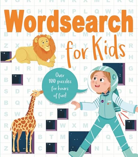 Wordsearch for Kids: Over 80 Puzzles for Hours of Fun! By Marina Pessarrodona - Paperback