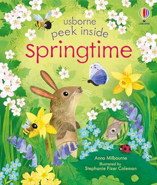 Peek Inside Springtime By Anna Milbourne - Board Books