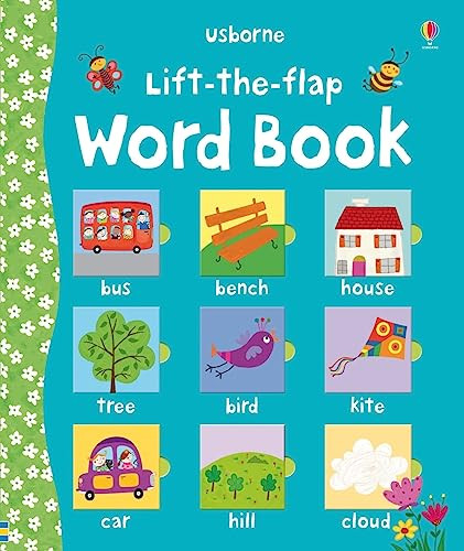Lift-The-Flap Word Book: A Kindergarten Readiness Book for Kids By Felicity Brooks - Board Books