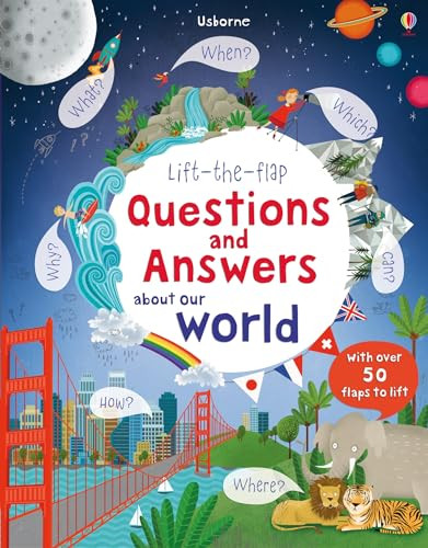 Lift-The-Flap Questions and Answers about Our World By Katie Daynes - Board Books