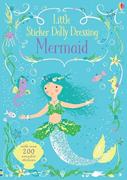 Little Sticker Dolly Dressing Mermaid By Fiona Watt - Paperback