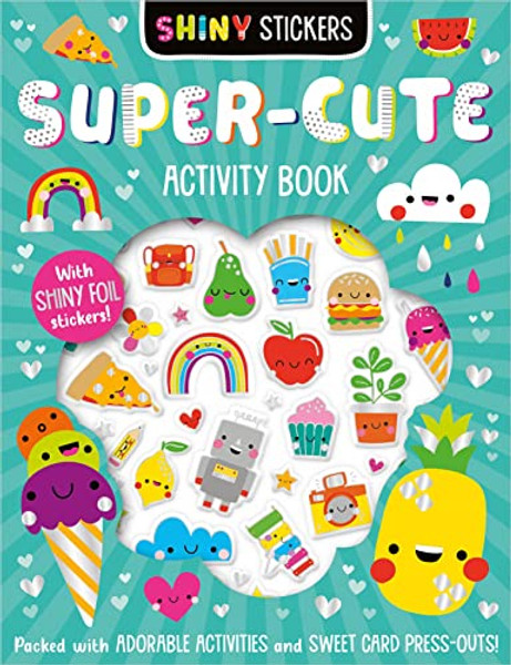 Shiny Stickers Super-Cute Activity Book By Patrick Bishop - Paperback