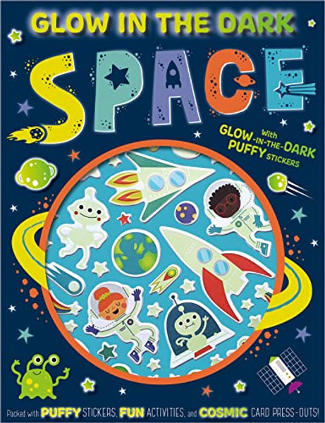 Glow in the Dark Space Activity Book By Patrick Bishop - Paperback