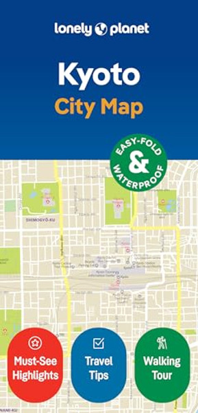 Lonely Planet Kyoto City Map By Lonely Planet - Folded