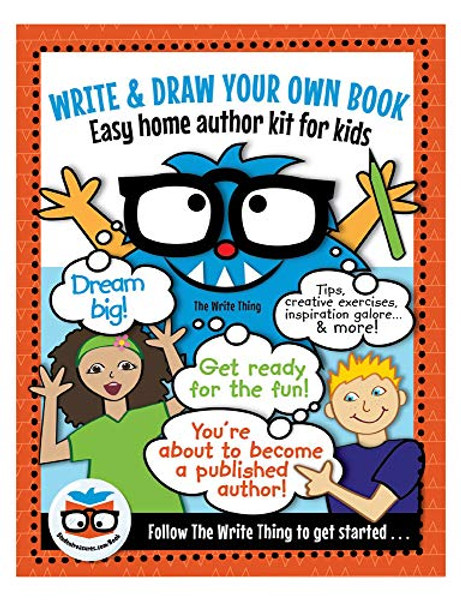 Write & Draw Your Own Book: Easy Home Author Kit for Kids By Studentreasures - Paperback