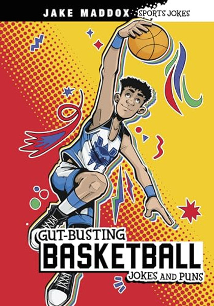 Gut-Busting Basketball Jokes and Puns By Jake Maddox - Paperback