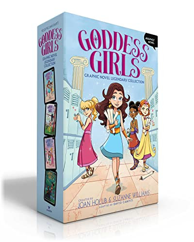 Goddess Girls Graphic Novel Legendary Collection (Boxed Set): Athena the Brain Graphic Novel; Persephone the Phony Graphic Novel; Aphrodite the Beauty By Joan Holub - Paperback