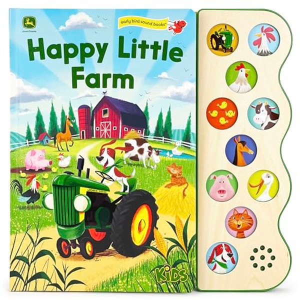 John Deere Kids Happy Little Farm By Jack Redwing - Board Books