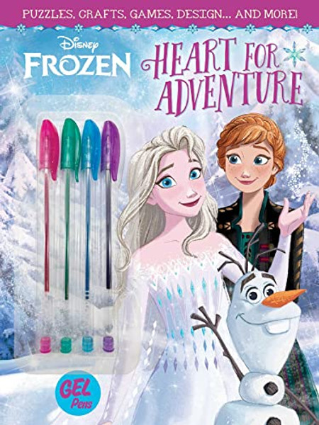 Disney Frozen: Heart for Adventure Color & Craft: With 4 Gel Pens By Editors of Dreamtivity - Paperback