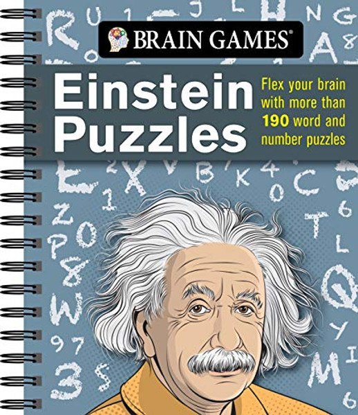 Brain Games - Einstein Puzzles: Flex Your Brain with More Than 190 Word and Number Puzzles By Publications International Ltd - Spiral