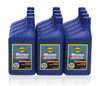 Sunoco Synthetic Blend Blue Motor Oil Bottles (Six)