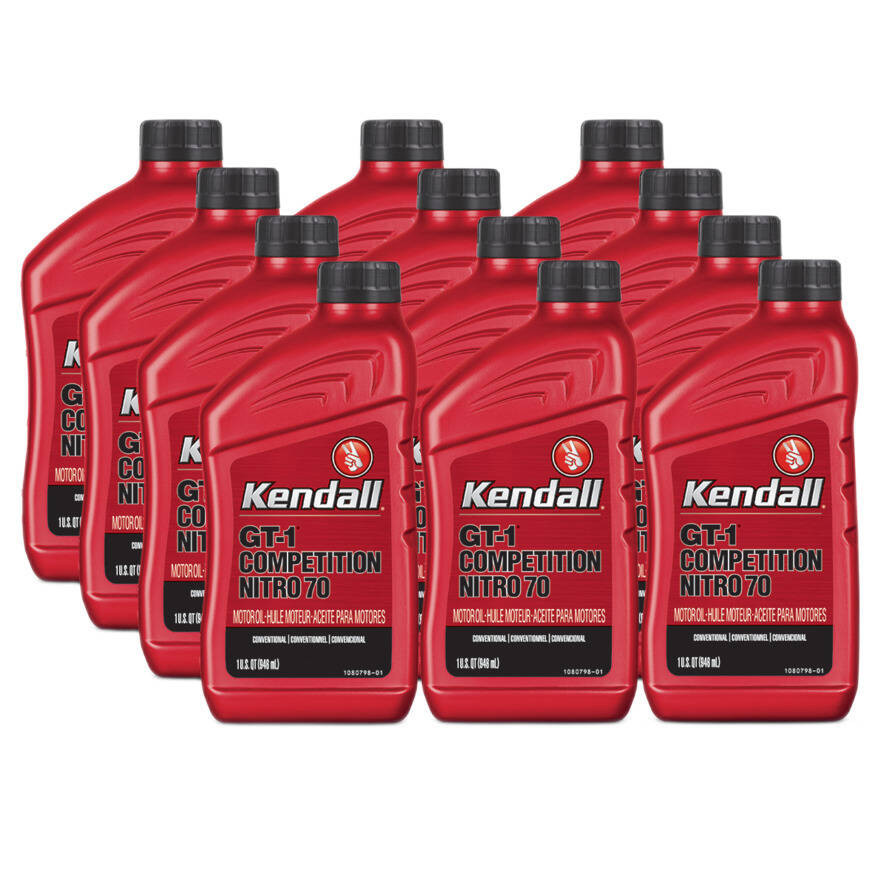 Buy Kendall GT1 Competition Nitro SAE 70 Nitromethane and Alcohol Fueled Motor Oil Here
