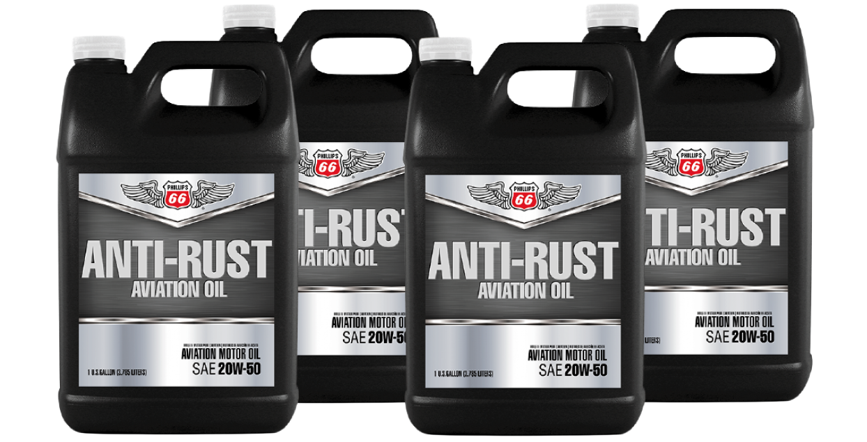 Phillips 66 Anti-Rust Aviation Oil 20W-50 - Order Online, Ships Fast