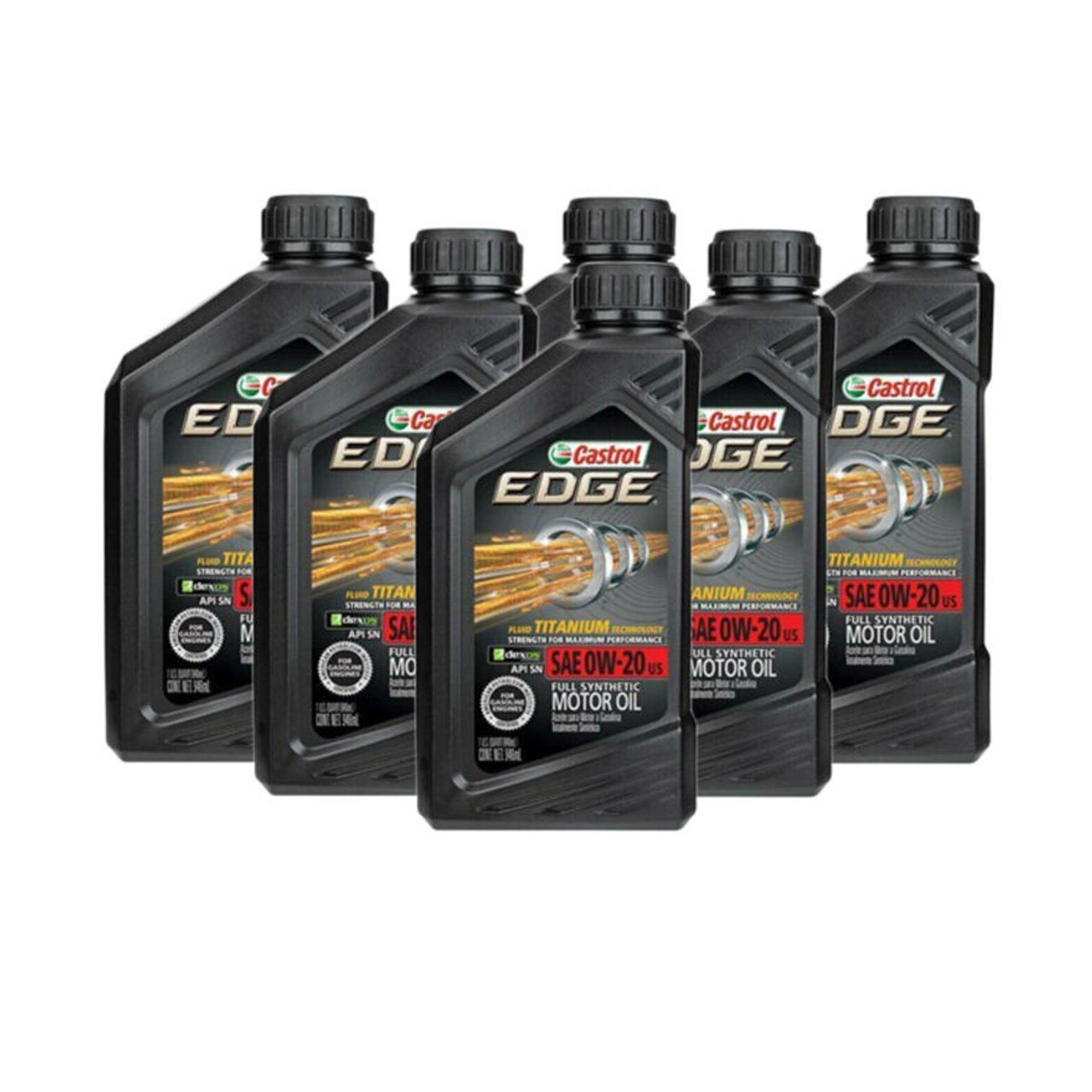 Castrol EDGE 0W-20　FE 8L Amazon.com: Castrol EDGE 0W-20 Advanced Full Synthetic Motor