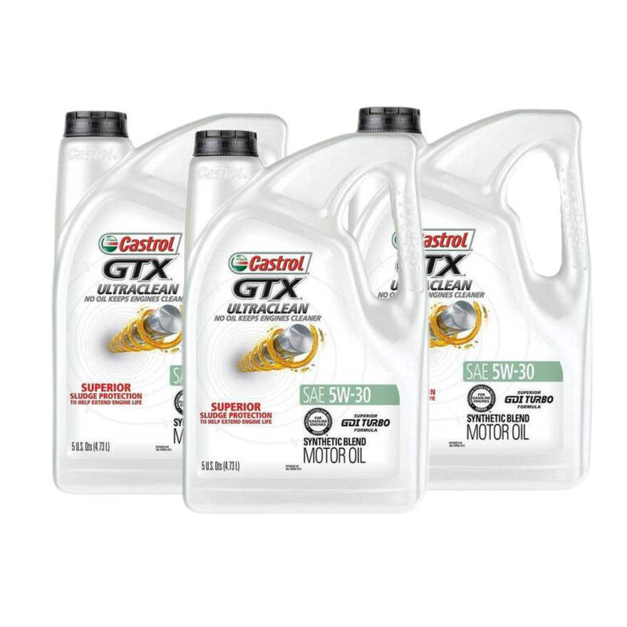 Castrol GTX Ultraclean 5W-30 Synthetic Blend Motor Oil - Order Online