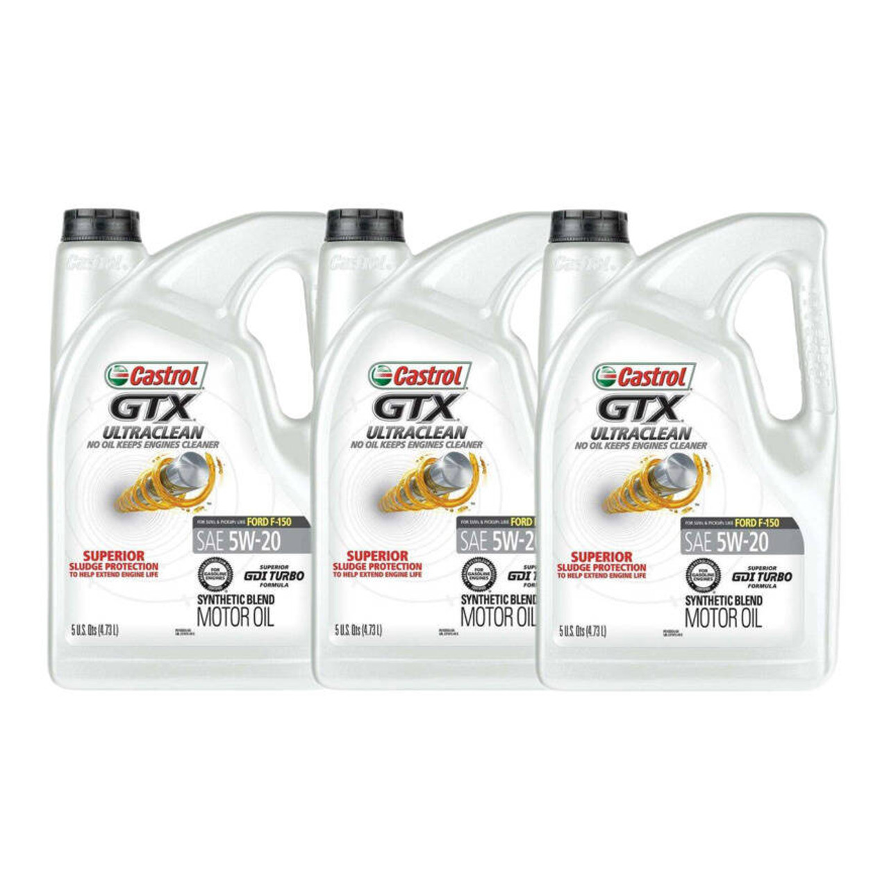 Buy CASTROL GTX ULTRACLEAN SAE 5w-20 Semi-Synthetic Motor Oil Here