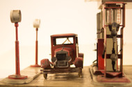 Petroliana and Gas Station Toy Truck Memorabilia