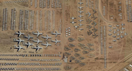 Satellite Imagery Shows World's Largest Aircraft Graveyard