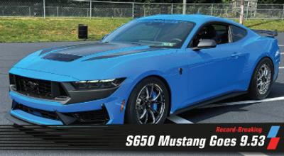 Record-Breaking S650 Mustang Goes 9.53 With Whipple-Supercharged Coyote