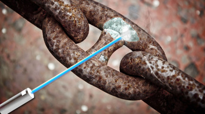 This incredible laser technology removes rust instantly -- but you definitely can't afford it
