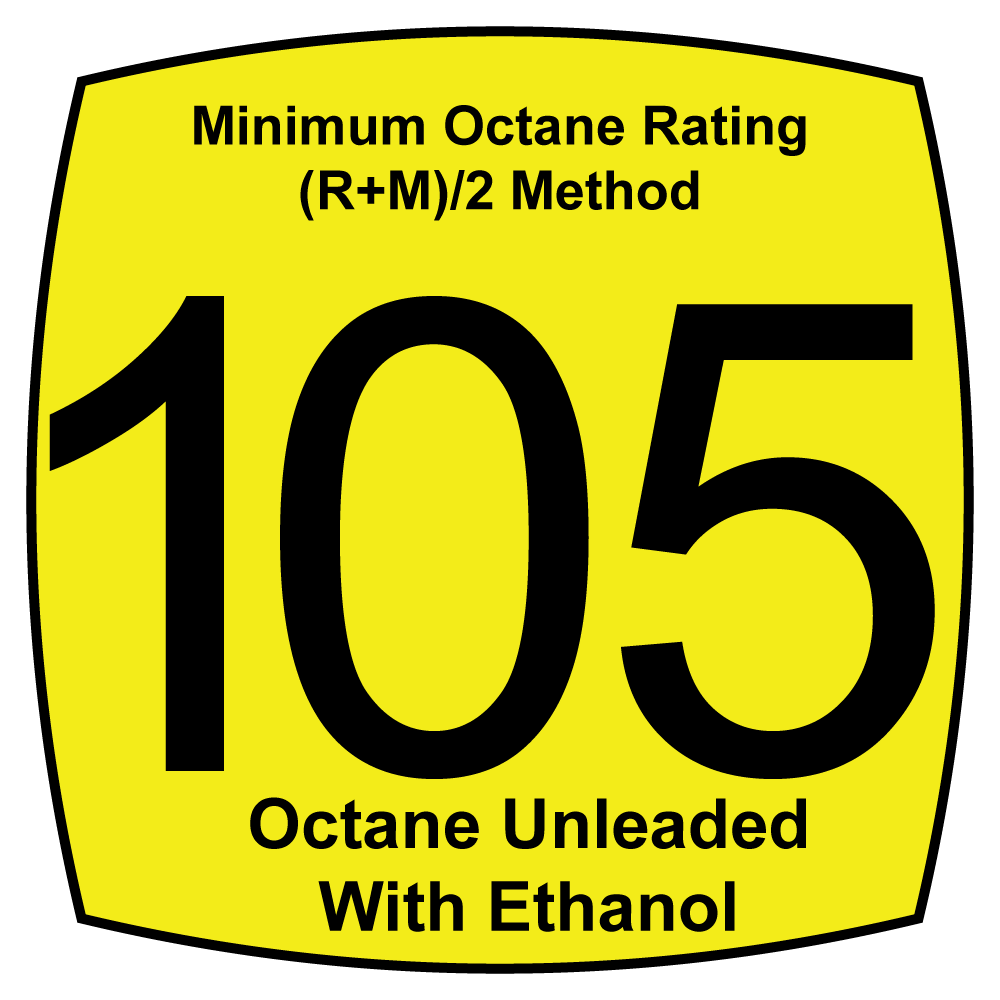 105 Octane Unleaded Fuels