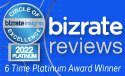 Bizrate 2022 Platinum Six Time Winner