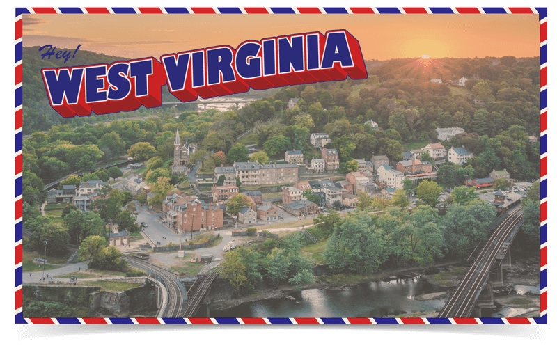 WV PSC Select Shipping Postcard