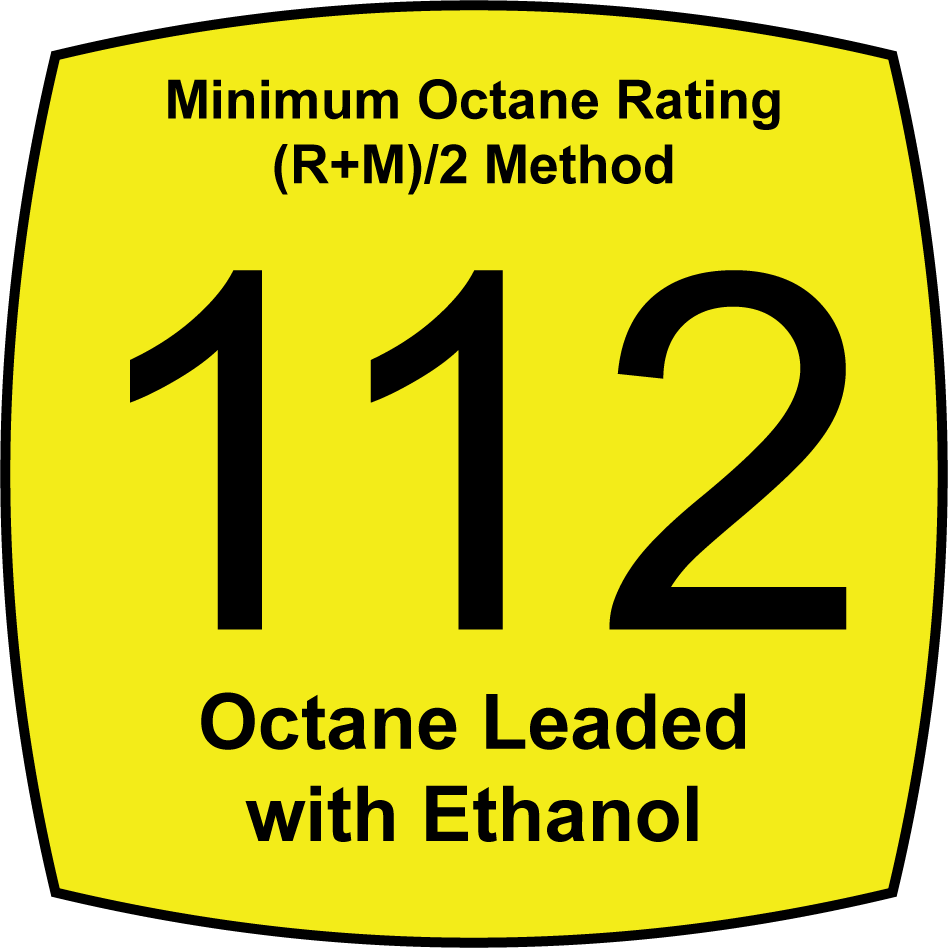 112 Octane Leaded with Ethanol