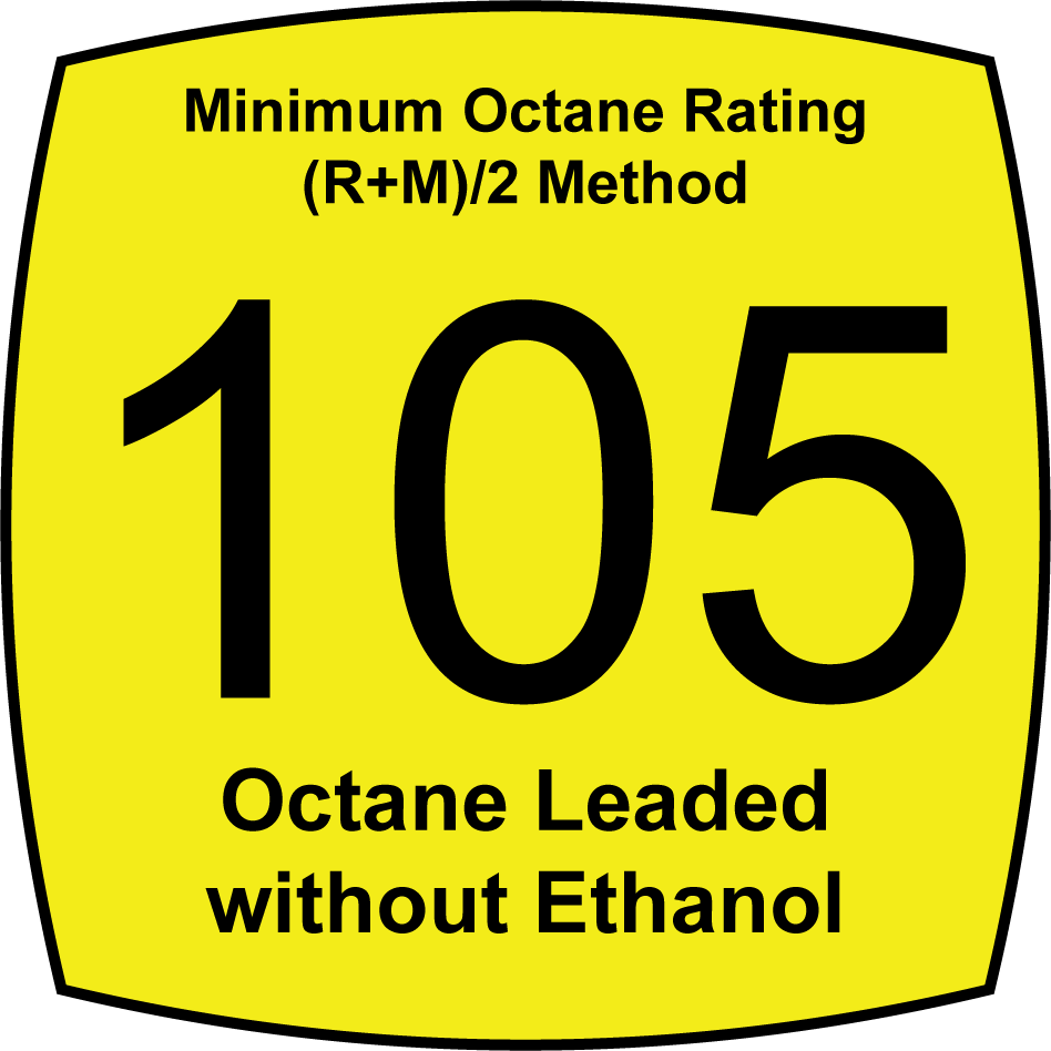 105 Octane Leaded Fuels