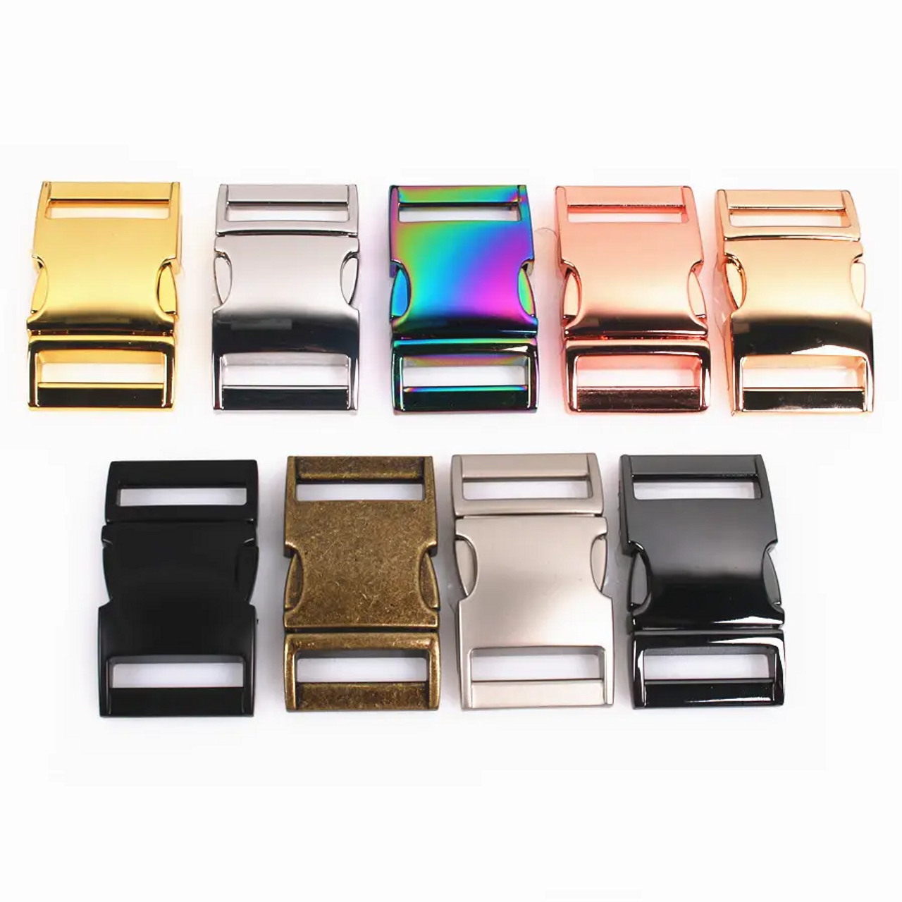 Side Release Buckle 20 - 50 mm, Flat