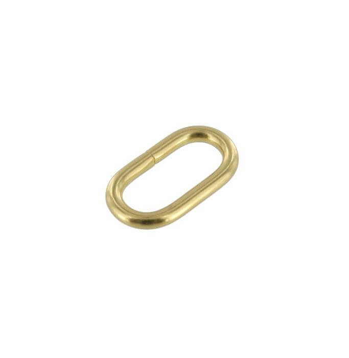 Strap Keeper, Solid Brass
