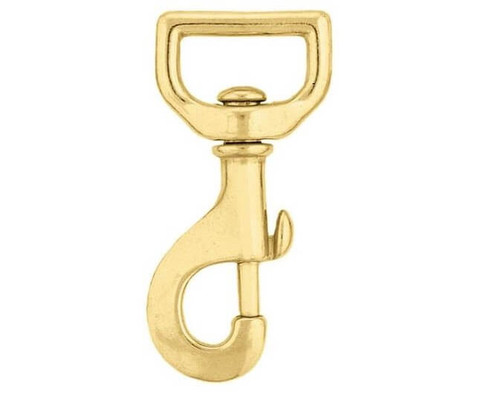 1/2 Brass, Trigger Swivel Snap Hook, Solid Brass, #P-1439 – Weaver Leather  Supply