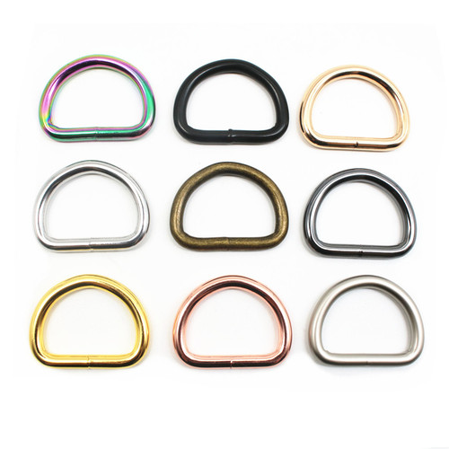 Hardware - D Rings - Matte Black - The Lucky Hound