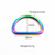 1-1/2" rainbow d ring