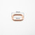 rose gold oval ring