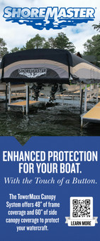 ShoreMaster Vertical Banner -ENHANCED PROTECTION FOR YOUR BOAT