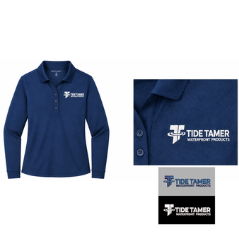 Women's Port Authority® Silk Touch™ Performance Long Sleeve Polo