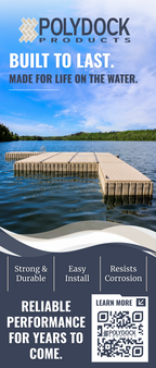 PolyDock Evergreen Retractable Banner
