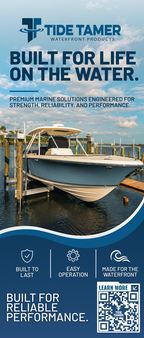 Tide Tamer Evergreen Retractable Banner