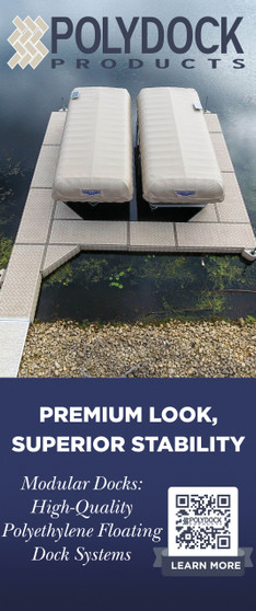 PolyDock Products Vertical Banner - Premium Look Superior Stability
