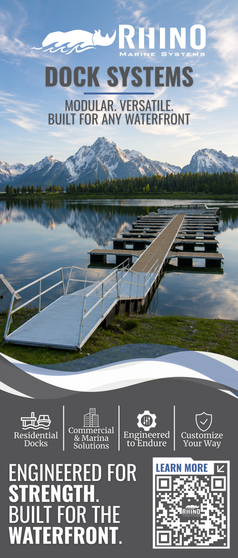Rhino Dock Systems Retractable Banner
