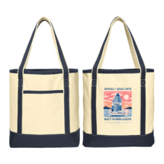 ShoreMaster Port Authority® Large Cotton Canvas Boat Tote