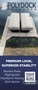 PolyDock Products Vertical Banner - Premium Look Superior Stability