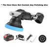 900W Cordless Car Polishing Machine Brushless 125mm Rechargeable Eccentric Polisher Machine Wireless Coating Waxing Machine Kit